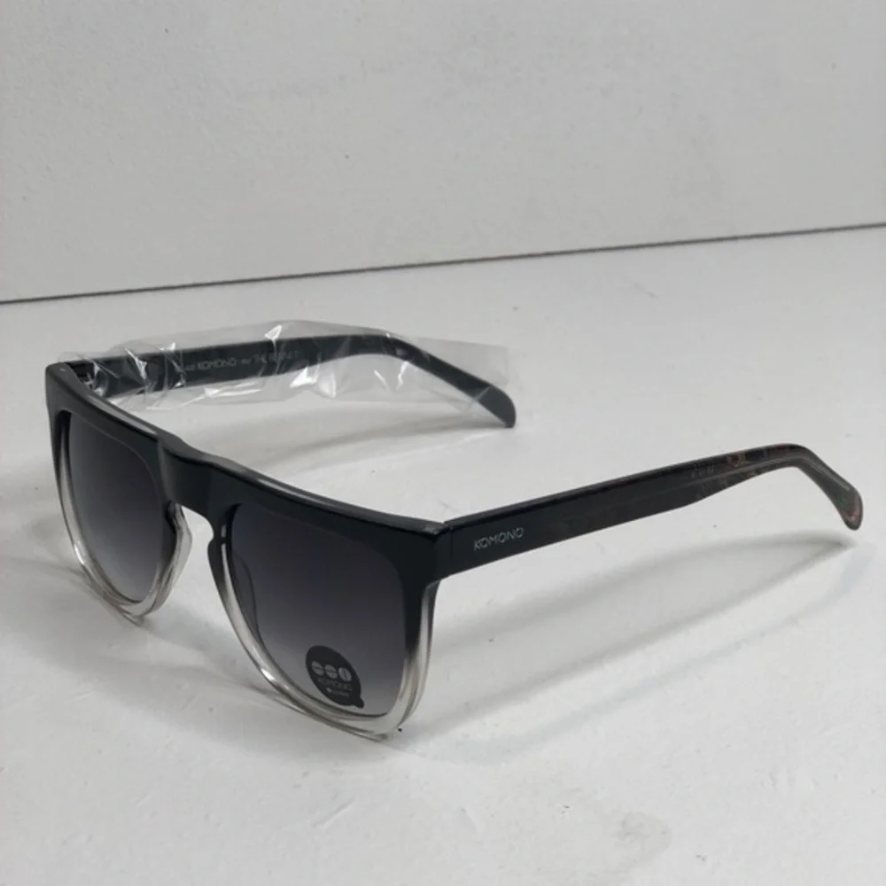 KOMONO Bennet Paisley Sunglasses NEW black gray